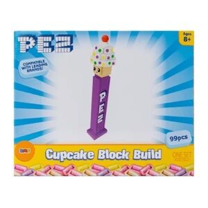 PEZ Cupcake or Burger Block Build Set